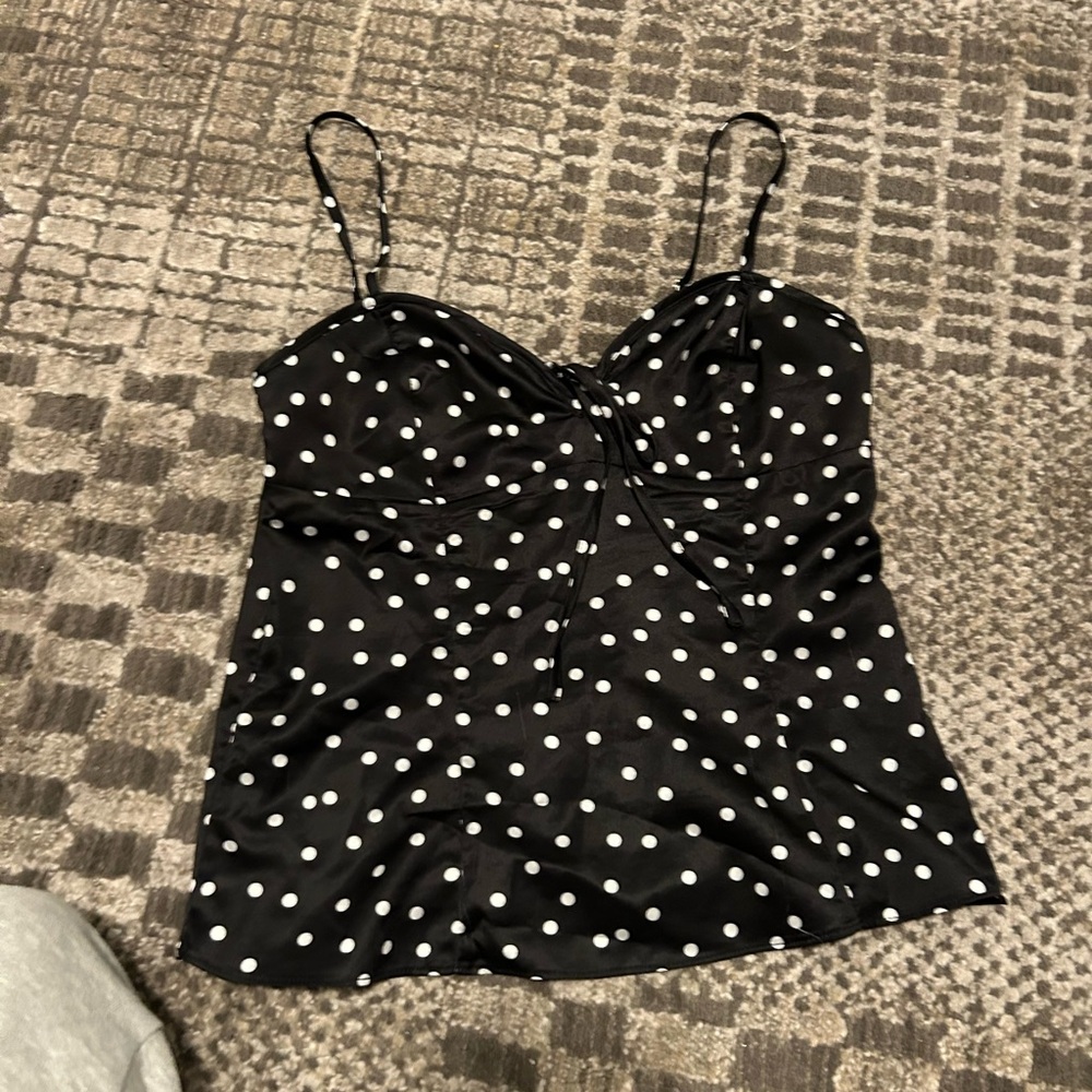 aqua silk top